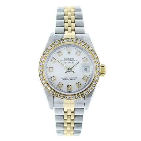 ladies rolex datejust 69173|ladies Rolex with diamond bezel.